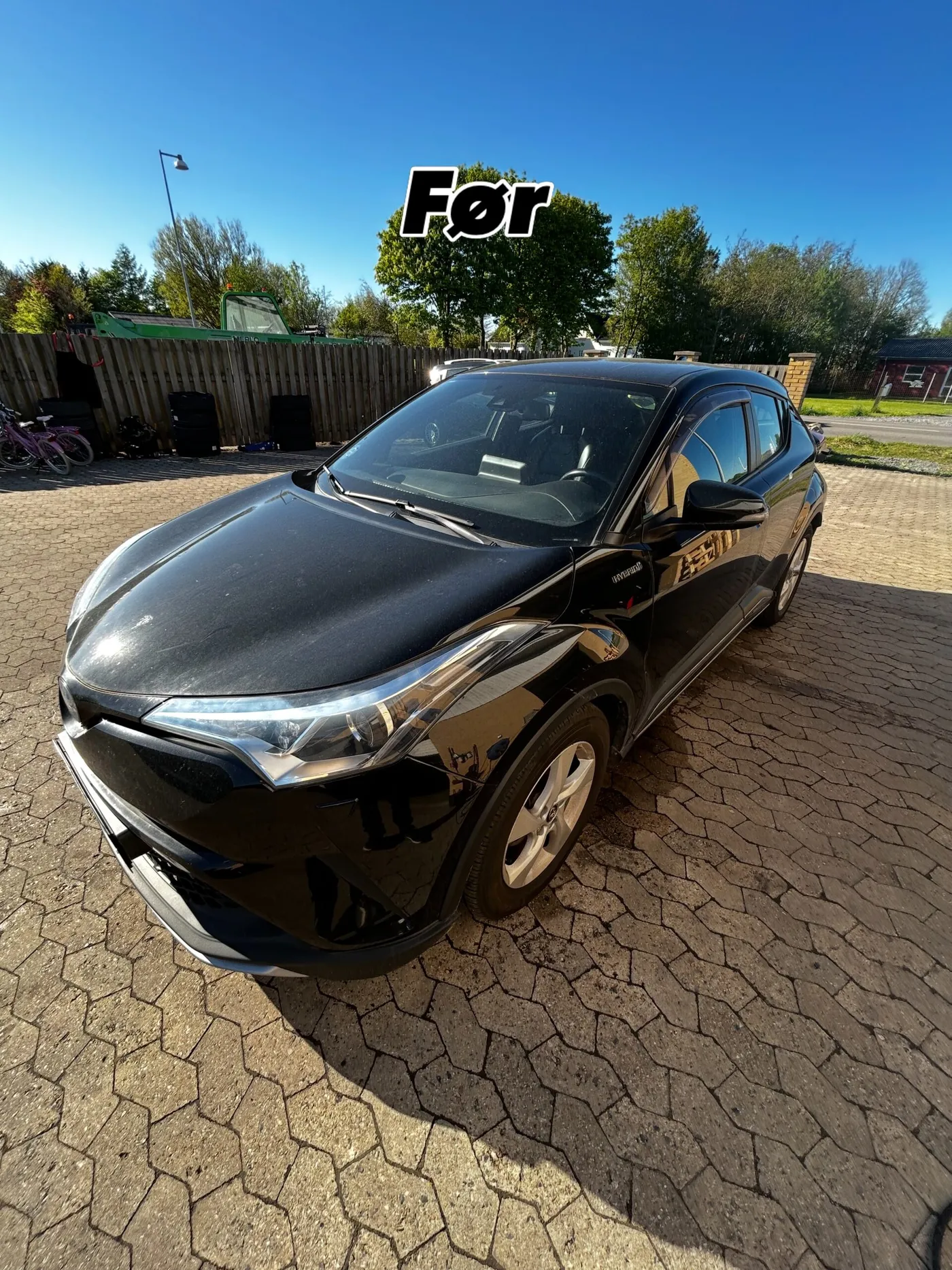 Toyota C-HR — før behandlingen