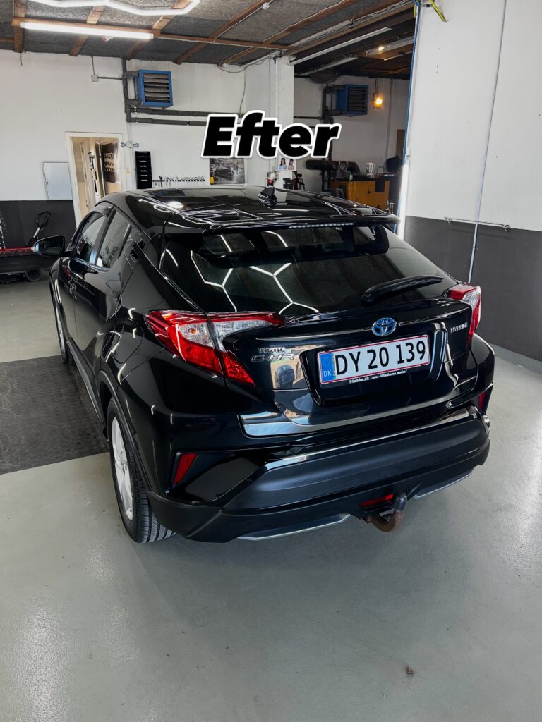 Bil efter detailing-behandling hos CS ProCoat